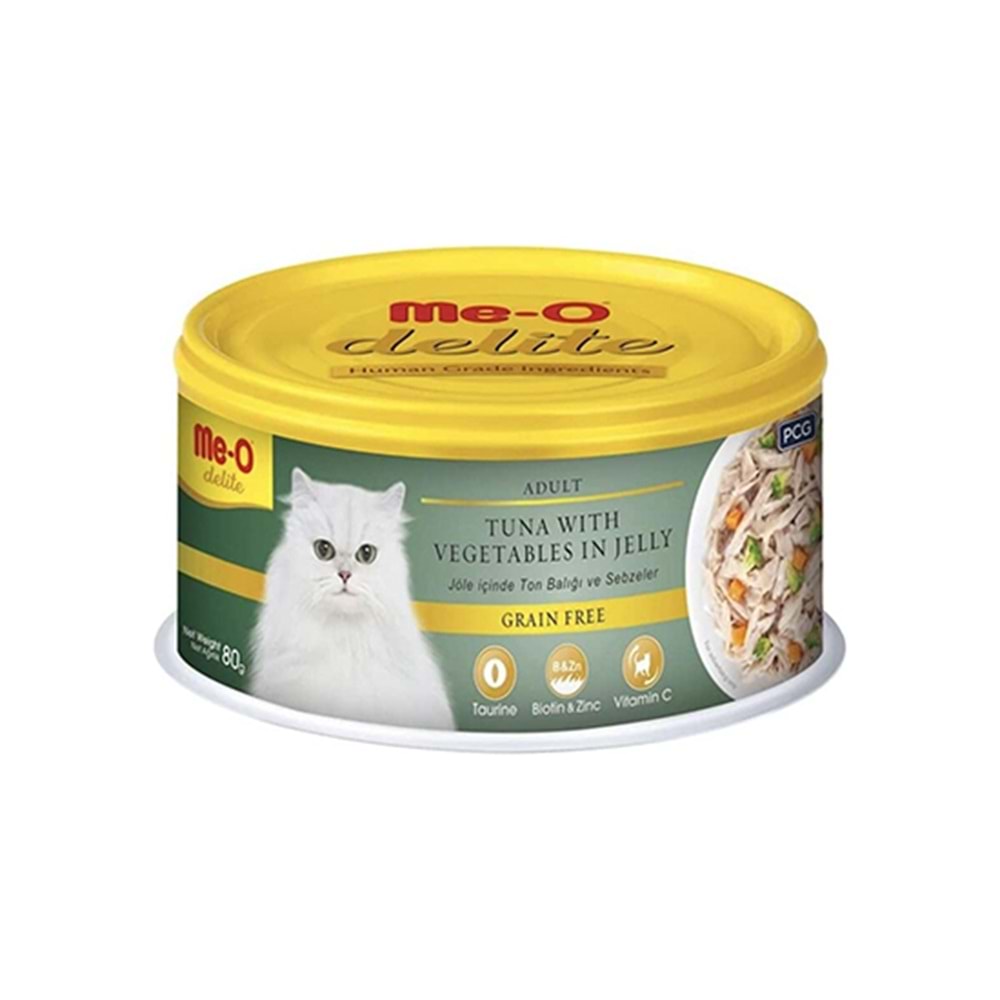 ME-O 80 GR KEDİ KONSERVE TON BALIKLI VE SEBZELİ