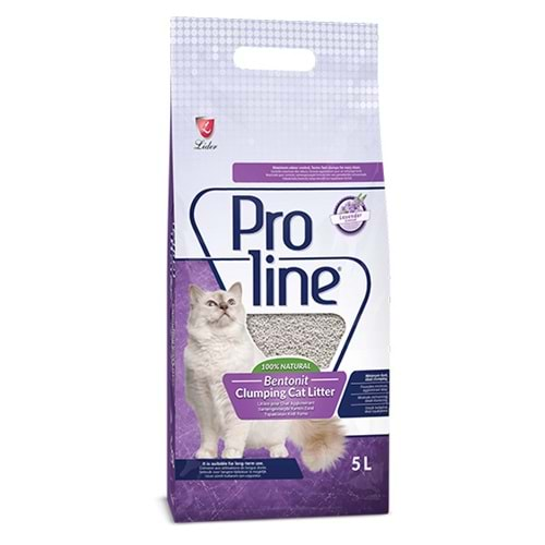 PROLİNE BENTONİT KEDİ KUMU 5 LT LAVANTA