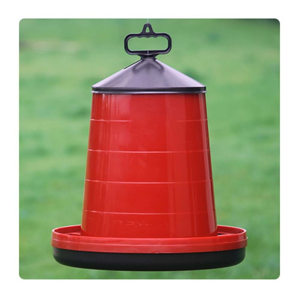 TAVUK YEMLİĞİ KOVALI PLASTİK VİDALI 7 KG KÜÇÜK