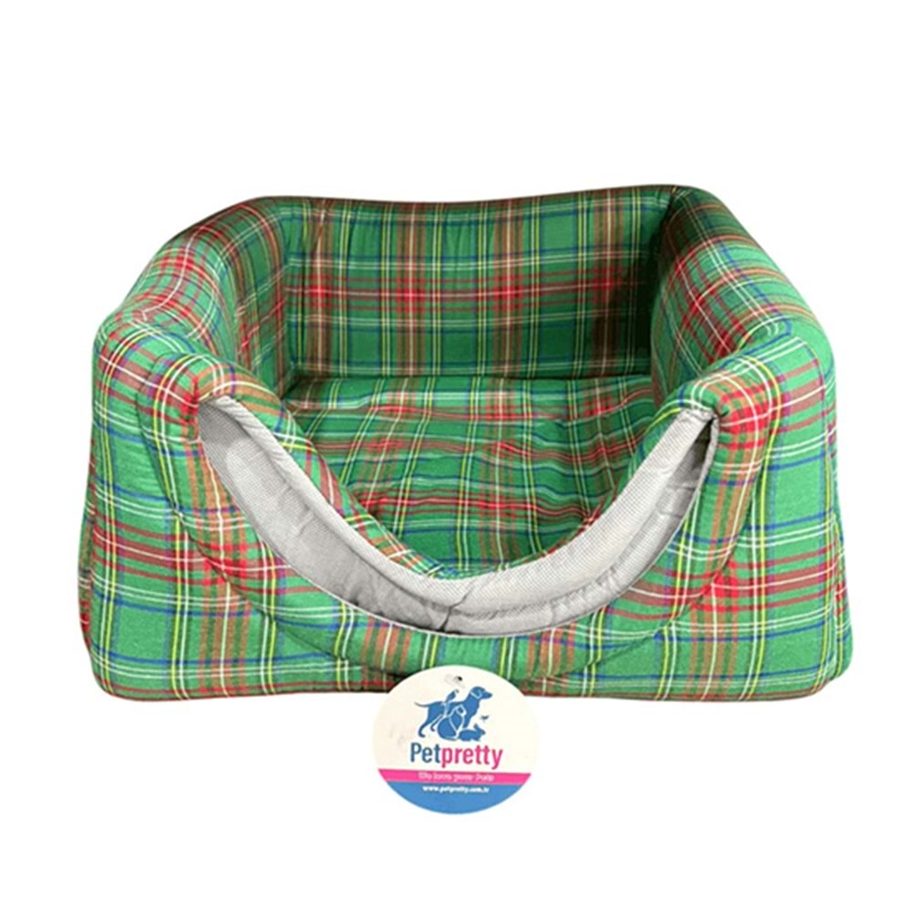 PETPRETTY EKOSE ÜÇ FONKSİYONLU YUVA YEŞİL 42x42x40 CM