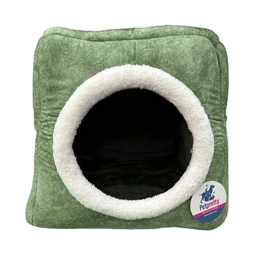 PETPRETTY COMFORT ÜÇ FONKS. HAKİ YATAK 42x42x23 CM
