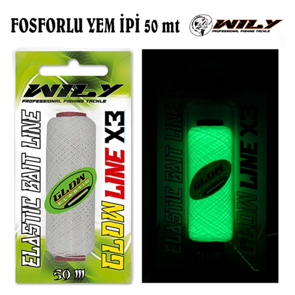 WILY YEM İPİ FOSFORLU GLOW 50 MT